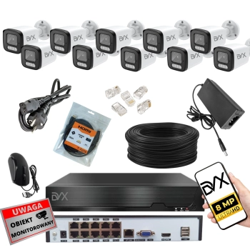 Zestaw 10x PT8L i rejestrator P10CHWIF